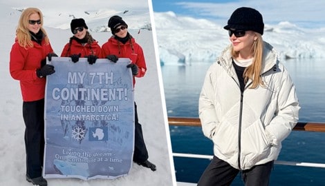 Nicole Kidman hat mit ihren Töchtern das große Abenteuer Antarktis gewagt. 