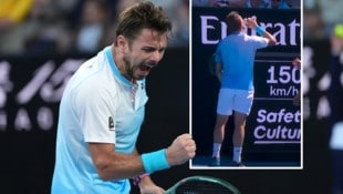 Stan Wawrinka erlebte am Donnerstag ein emotionales Match und sorgte für eine kultige Szene. 