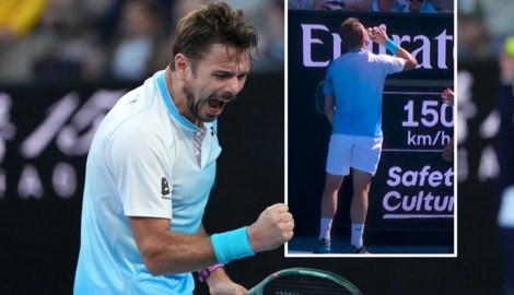 Stan Wawrinka erlebte am Donnerstag ein emotionales Match und sorgte für eine kultige Szene. 