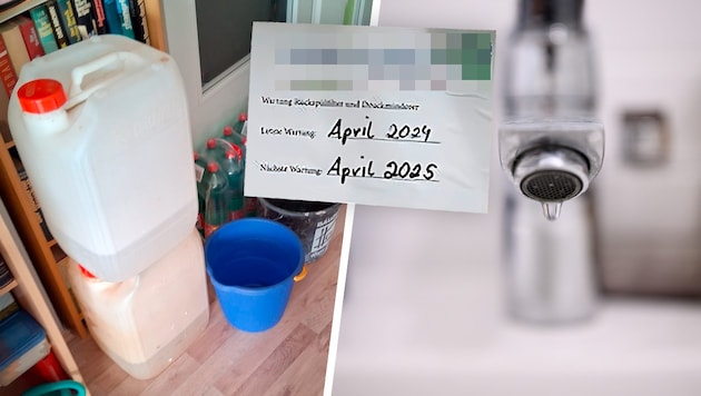 „Dry January“ mal anders: Immer wieder, konkret über Jahre, versiegten in vier Wohnblöcken in NÖ ...