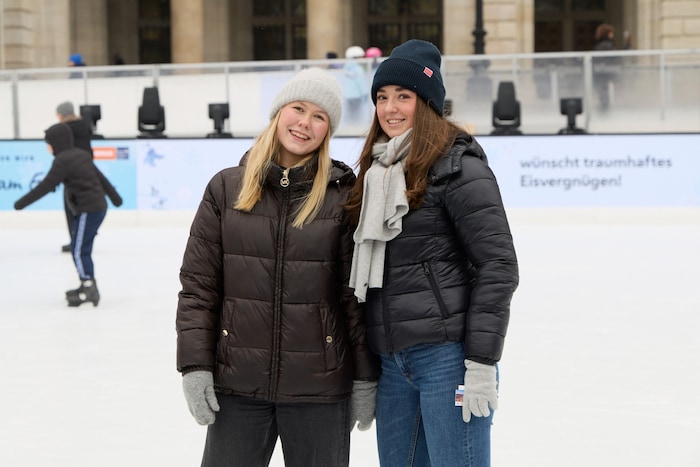 Heidi und Viktoria beschreiben sich als „Durchschnitts-Eisläuferinnen“.