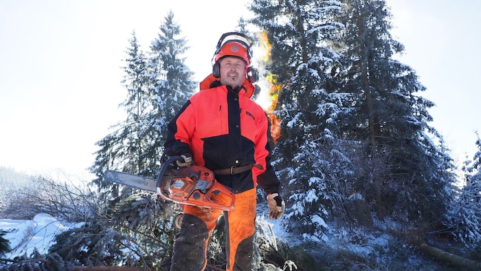 Gerhard Blabensteiner, der Hüter seines Waldes.