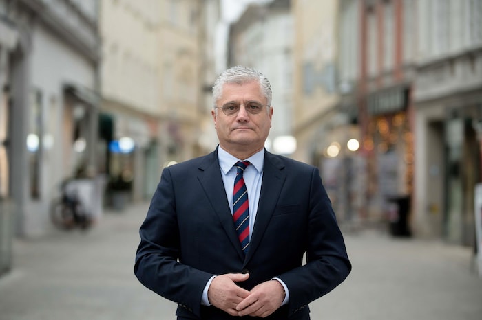 Erstmals auf Platz 1 der Stadtparteiliste: Landesrat Martin Antauer (FPÖ)