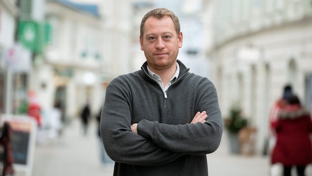 KPÖ-Landessprecher Max Zirngast lobt die Courage der Bürger im Waldviertel.