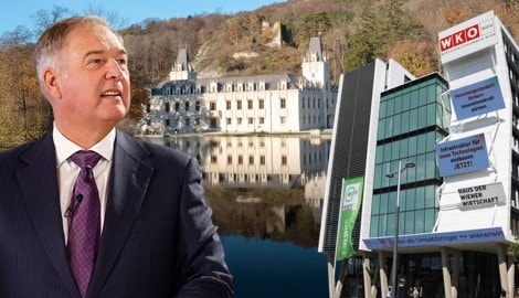 Umstrittener Kammer-Boss: Walter Ruck übersiedelte 2019 in das Haus der Wiener Wirtschaft (re.).