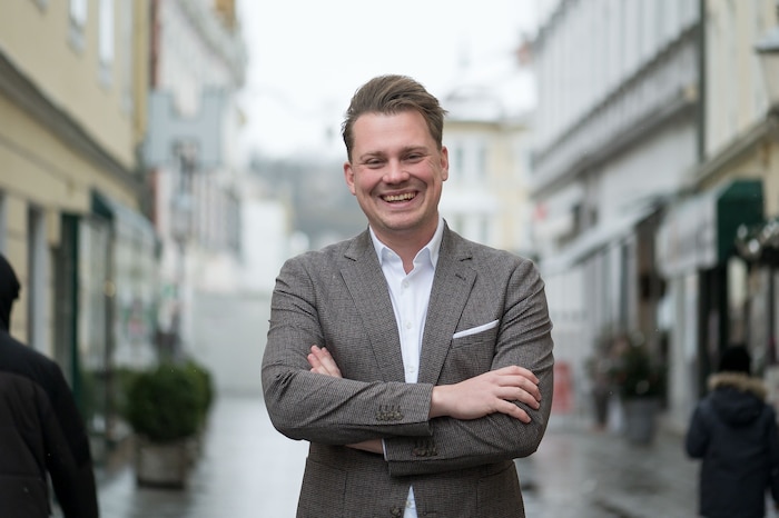 Erstmals ÖVP-Spitzenkandidat: Florian Krumböck.