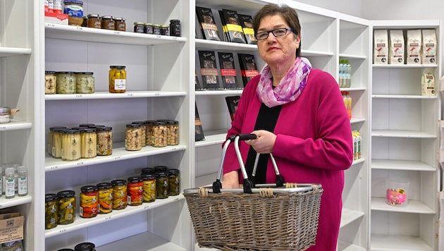 Elisabeth Finstermann sperrt ihr Geschäft für immer zu.