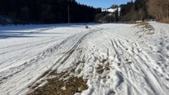 Mancherorts, wie hier in Zwettl an der Rodl, fielen Loipen-Abschnitte teilweise der Sonne zum ...