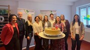 Mit einer gigantischen Torte wurde 20 Jahre Mini-Ambulatorium gefeiert.