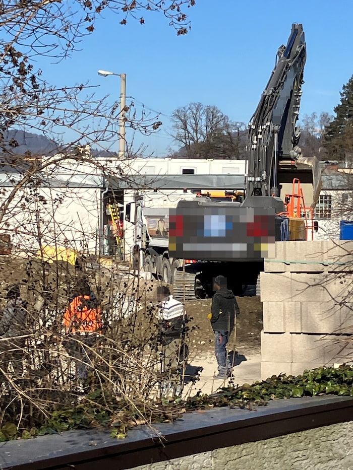 Baustelle beim Brunauer-Zentrum: Es spießte sich mit einer Sub-Firma.