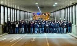 Die Fans auf dem Weg ins Stadion