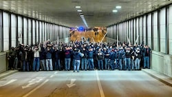 Die Fans auf dem Weg ins Stadion