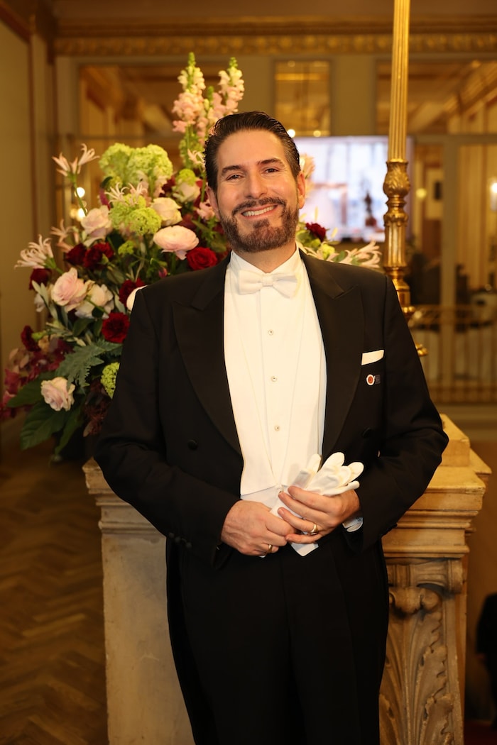 Auch Opernstar Clemens Unterreiner ließ sich den Ball der Wiener Philharmoniker nicht entgehen.