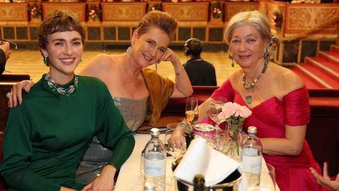 Francesca Thyssen-Bornemisza mit Tochter Gloria Habsburg und Agnes Husslein-Arco