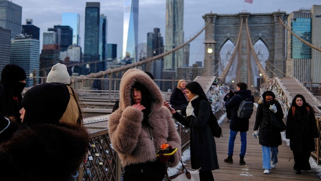 Auch für New York werden Temperaturen im zweistelligen Minusbereich angekündigt.
