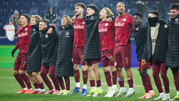 Großer Jubel bei den Salzburgern