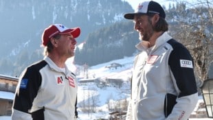Cheftrainer Pfeifer (li.) und Alpindirektor Mitter