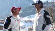 Cheftrainer Pfeifer (li.) und Alpindirektor Mitter