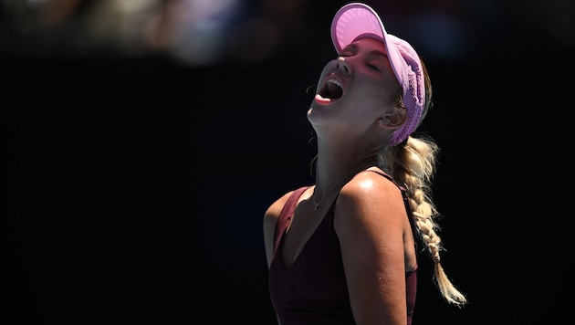 Anastasia Potapova spielte mit einem gebrochenen Finger.