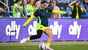 Trinity Rodman, Stürmerin von Washington Spirit, ist nun mit einem Jahresgehalt von rund 1,7 ...