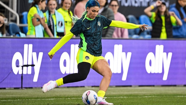 Trinity Rodman, Stürmerin von Washington Spirit, ist nun mit einem Jahresgehalt von rund 1,7 ...