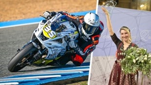 Lena Kemmer punktet als Mechanikerin und auf der Rennstrecke.