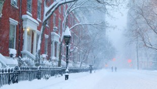 Den Menschen in New York wurde von den Behörden geraten, zu Hause zu bleiben.