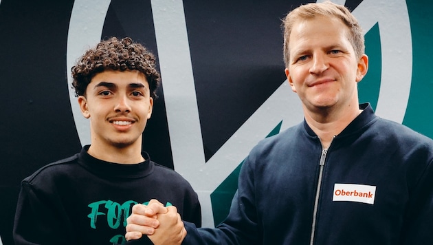 Jussef Nasrawe (links) wechselt leihweise zur SV Ried.