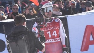 Vincent Kriechmayr war mit seiner Fahrt nicht zufrieden.