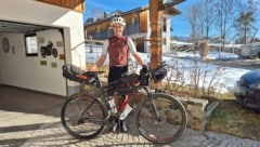 Radmontur und Mountainbike gehören für Lukas Forcher zur Standardausrüstung bei seinem ...