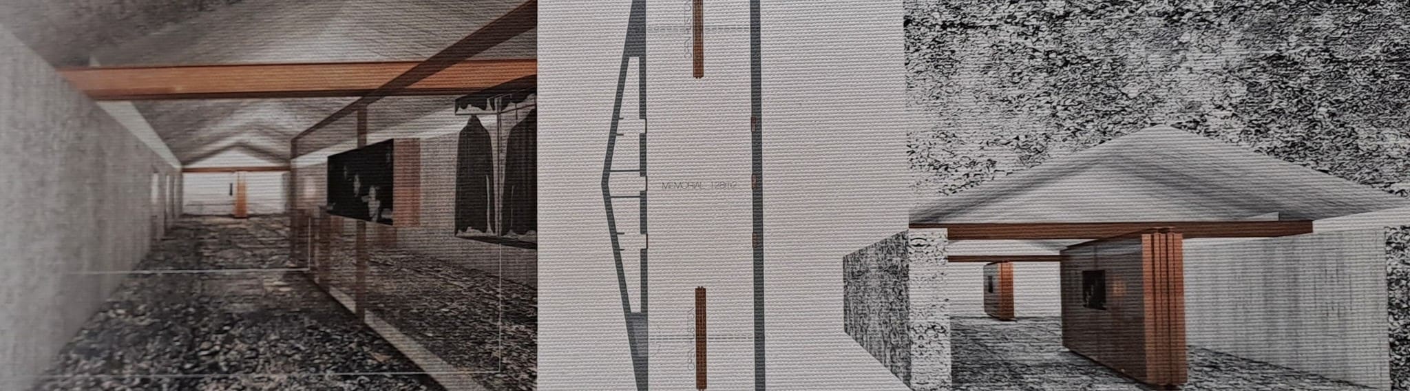 Ausschnitt aus den Visualisierungen des Architektenteams: So soll der Museumspavillon am Loibl ...