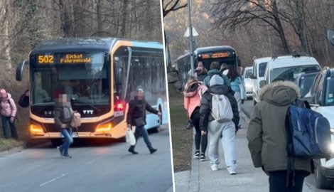 Bitte aussteigen, hieß es am Mittwoch einmal mehr für alle Fahrgäste auf dem Weg nach Eichat in ...