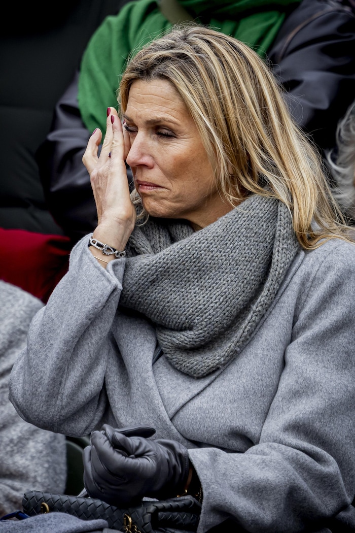 KöniginMáxima verfolgte die Zeremonie voller Rührung.