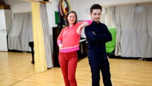 Holly Hurtig und Tobias Cinibulk können es kaum erwarten, beim Opernball einzutanzen.