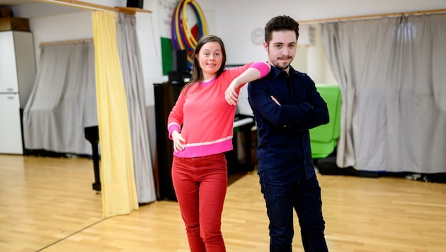 Holly Hurtig und Tobias Cinibulk können es kaum erwarten, beim Opernball einzutanzen.