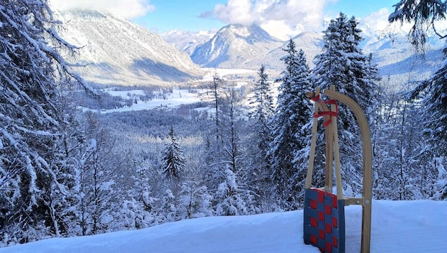 Vielleicht zuckert es in der Leutasch in den kommenden Tagen zumindest wieder an, wie auf diesem ...