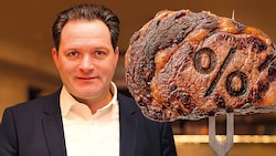 „Für mich gehört Fleisch zu den Grundnahrungsmitteln“, sagt Minister Totschnig.