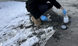 Greenpeace nahm an mehreren Stellen Proben – in allen war Asbest.