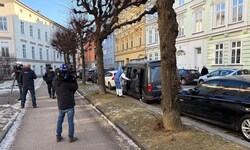 Das Medieninteresse an dem Mord in der Harrachstraße ist groß.