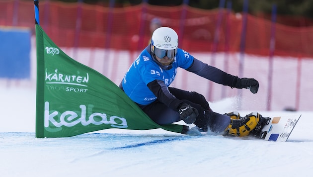 Auner fühlt sich im PGS wie in einem Nascar.