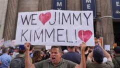 Jimmy Kimmels Sendung wurde im Vorjahr vorübergehend ausgesetzt, nachdem er sich kritisch zum ...