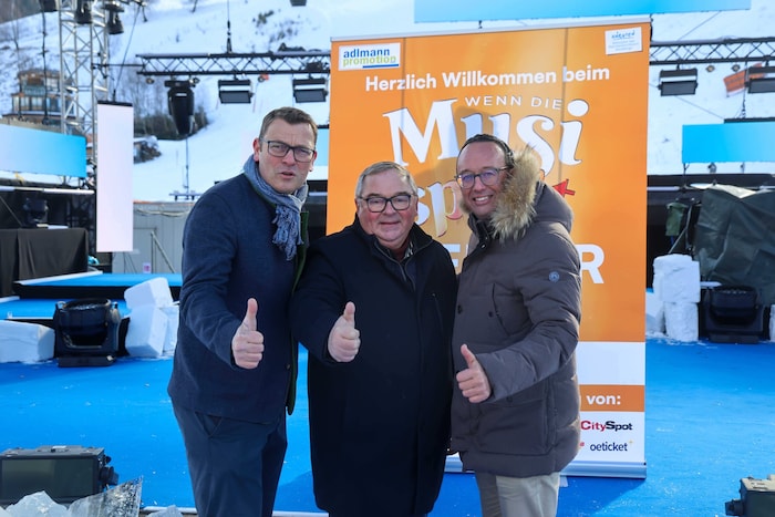 Jakob Forstnig, Sepp Adlmann und Christian Stattmann.