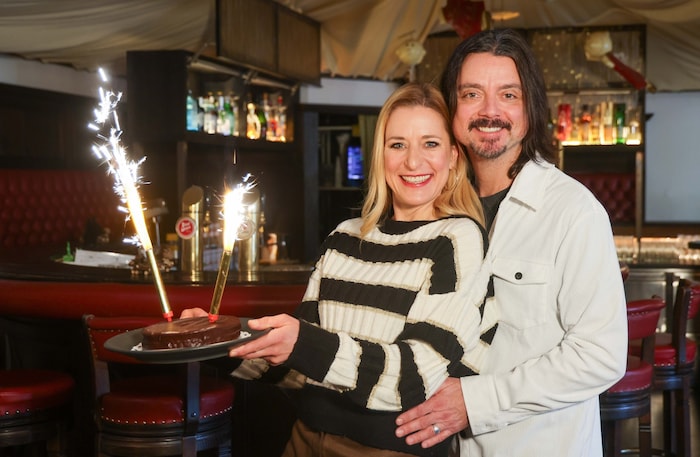 Stefanie Hertel gratuliert ihrem Ehemann Lanny zum Geburtstag.