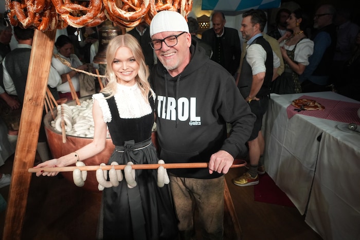 DJ Ötzi Gery Friedle brachte seine schöne Tochter Lisa-Marie mit zur Weißwurstparty.