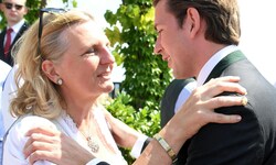 Karin Kneissl war Außemninisterin in der türkis-blauen Regierung Kurz I. Das Bild entstand auf ...