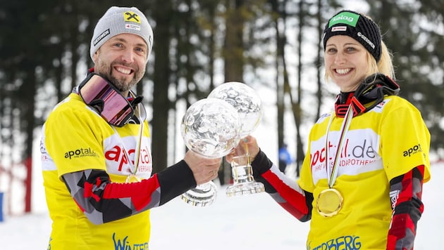 Andreas Prommegger und Sabine Payer gewannen den Teambewerb auf der SImonhöhe.