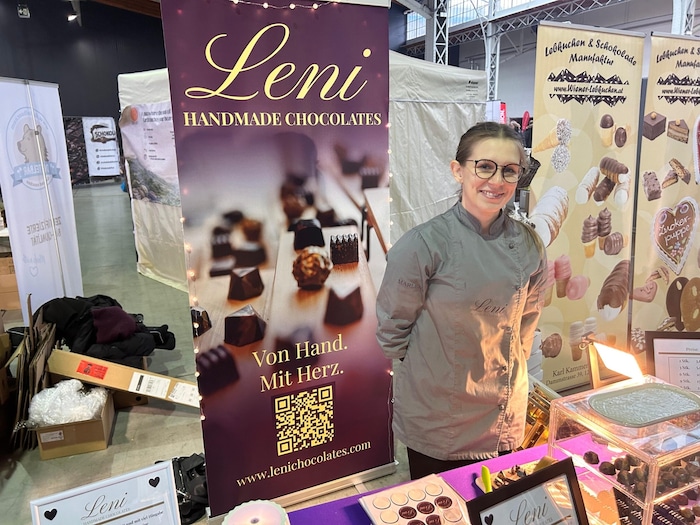 Leni´s Handmade Chocolates waren eine Kostprobe wert.