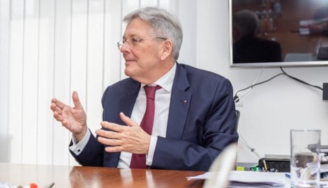 Peter Kaiser sprach im „Krone“-Interview über Bildungsthemen in Kärnten.