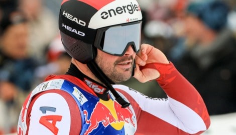 Vincent Kriechmayr konnte nicht mit den Schnellsten mithalten.