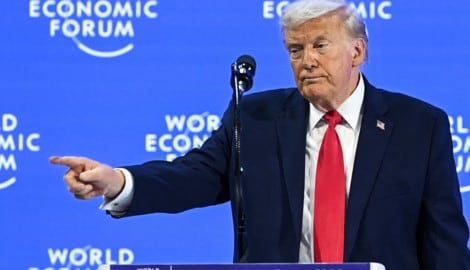Zölle rauf, dann doch wieder keine Zölle: In Davos hat Trump wieder eine neue politische Wendung ...